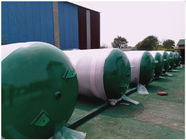 Cuves de stockage en acier de l'eau galvanisées par sablage horizontal 300 litres - 3000 litres